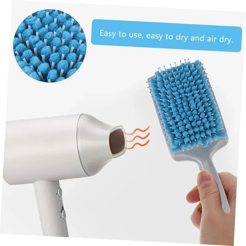 Microfiber Nylon Bristle Absorbent Drying Hairbrush | Wet Hair