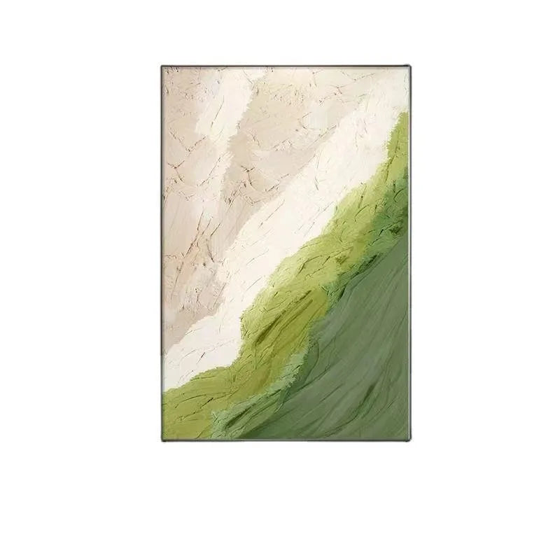 Abstract Canvas Acrylic Oil Painting Wall Art Mural Modern Creative Black White Gray Blue Brown Orange Green Golden Mountain Peaceful Pleasures Health and Wellness No Frame 5 180x250cm
