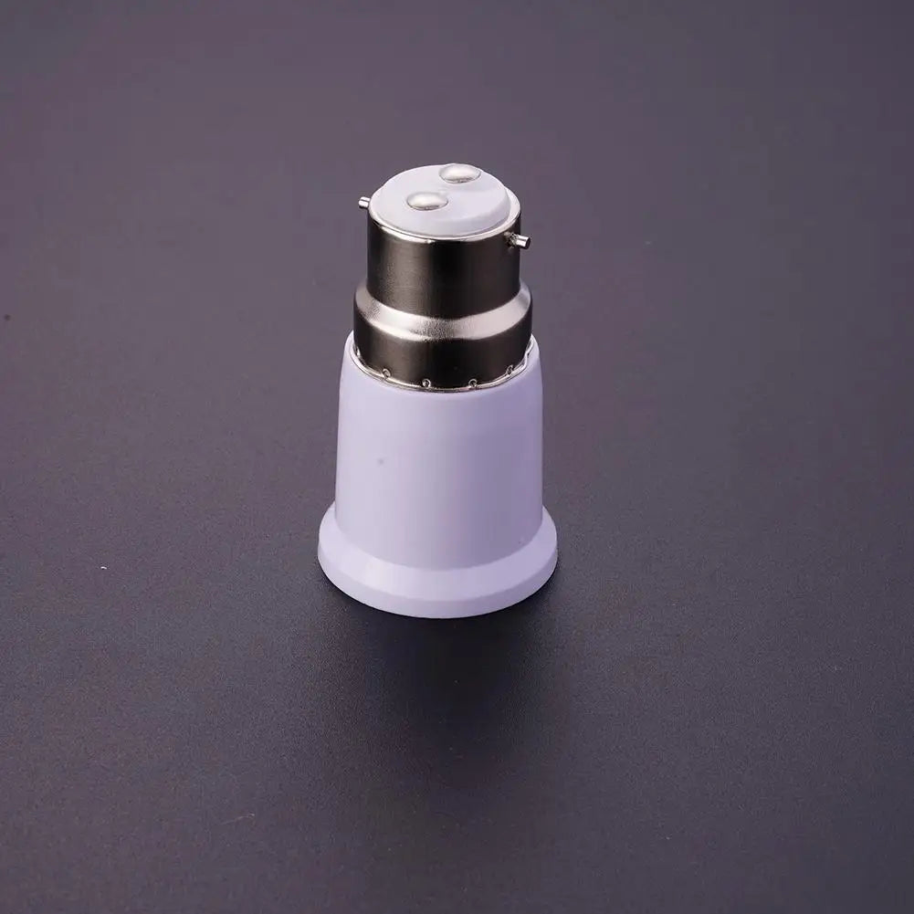 Bayonet to Screw Lamp Light Socket Bulb Base Spliter Extension Adapter LED Corn Bulb Led Lamp Adapter B22 To E27 Bulb Sockets Peaceful Pleasures Health and Wellness