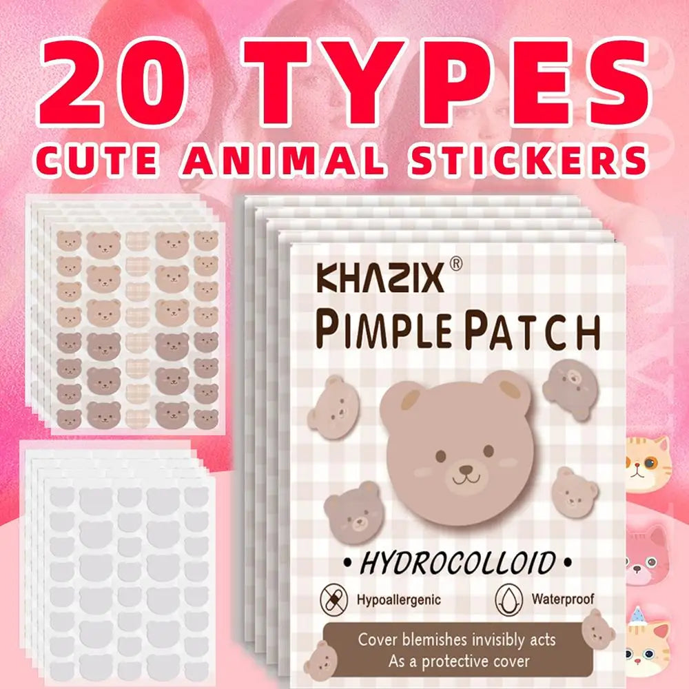 Bear Hydrocolloid Acne Patches – 720/1020 Count Pimple Patches