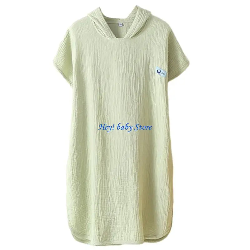 Kids Hooded Bath Towel | Soft Cotton Wearable Bathrobe Cloak