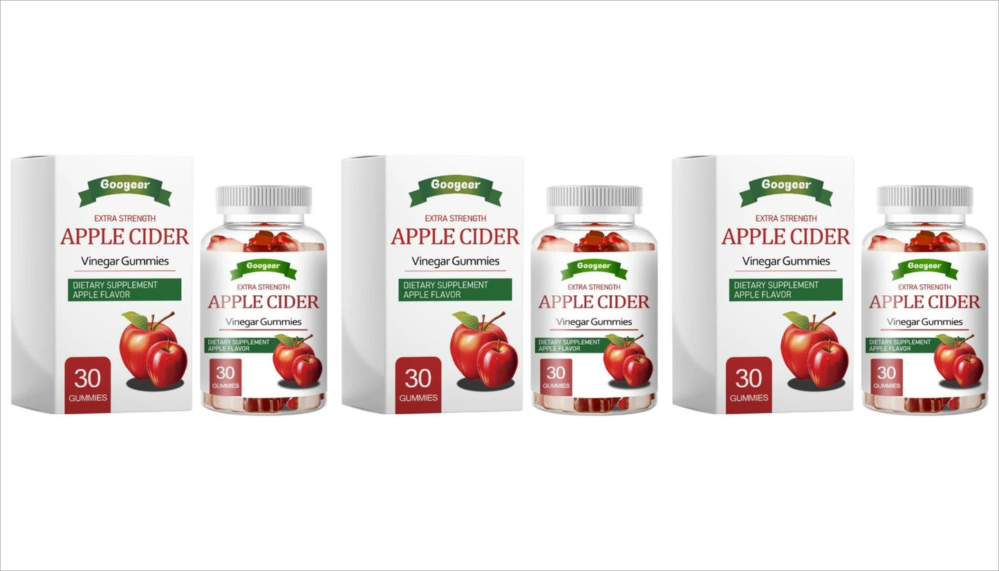 Googeer Apple Cider Vinegar Gummies Extra Strength 30 CT