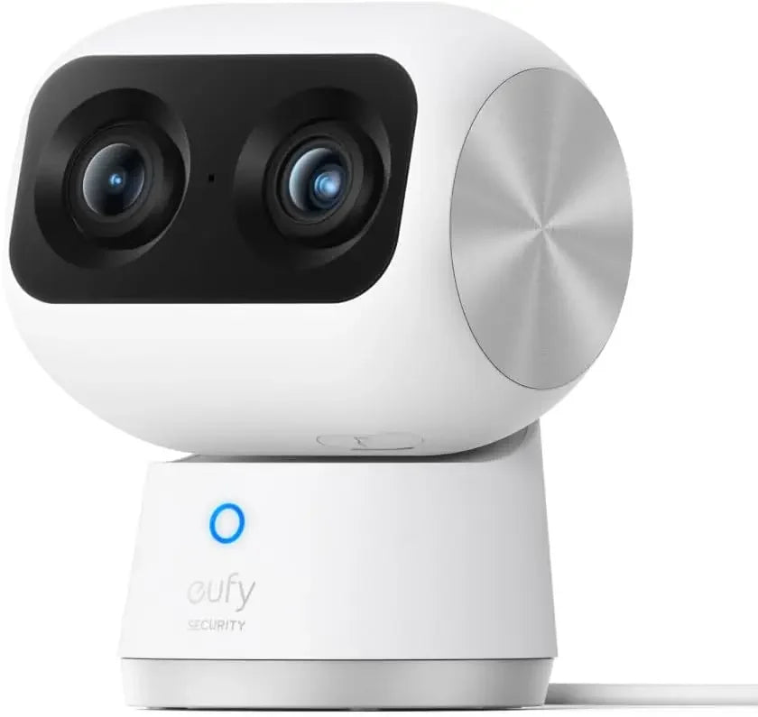 Indoor Security Camera with Dual 4K UHD Lenses, 8x Zoom, 360° View, AI Tracking for Home Monitoring Peaceful Pleasures Health and Wellness United States