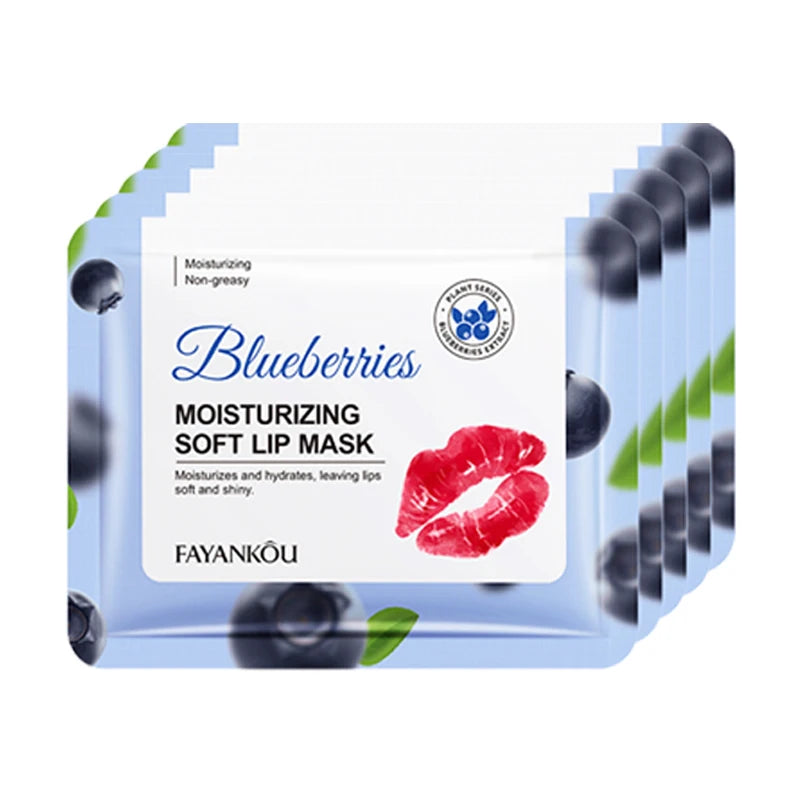 Crystal Collagen Lip Mask Patches – Cherry & Strawberry Plumper