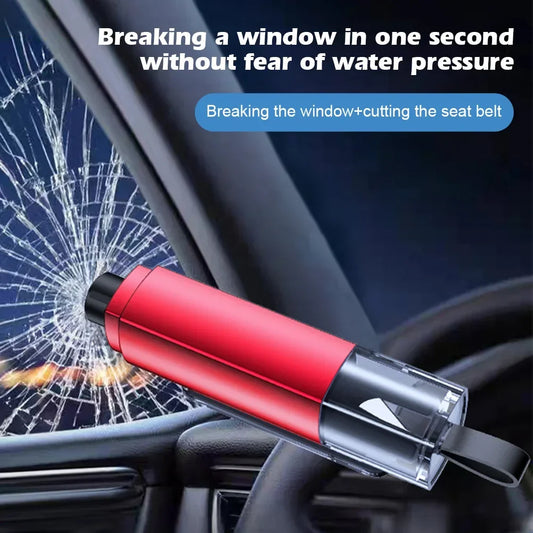 2-in-1 Car Emergency Glass Breaker & Seat Belt Cutter Tool Car Emergency Tool Oasis Select