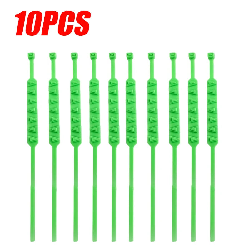 Anti-Skid Snow Chains for Motorcycle & Bicycle Tires – 10 Pack