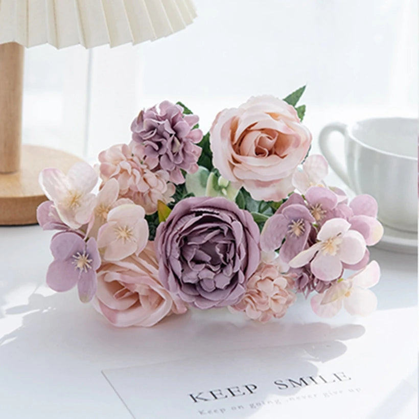 Silk Peony Rose Artificial Flower Balls – Wedding & Party Décor