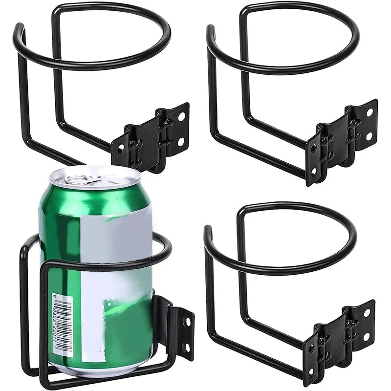 Metal Ring Cup Holder – Wall Mount for Bike, Yacht & Saddle