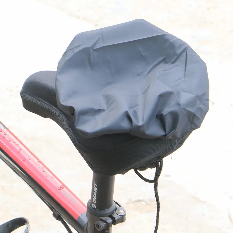 Waterproof Bike Saddle Cover – UV & Dustproof, Foldable Bike Saddle Cover Peaceful Pleasures Health and Wellness black