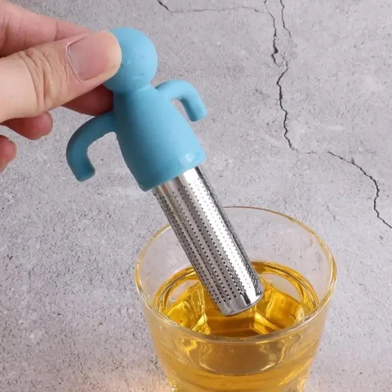 Stainless Steel Tea Infuser Kitchen Accessory Household Use Reusable Metal Makeup Brushes Massage Kitchen Dining Bar Garden Peaceful Pleasures Health and Wellness