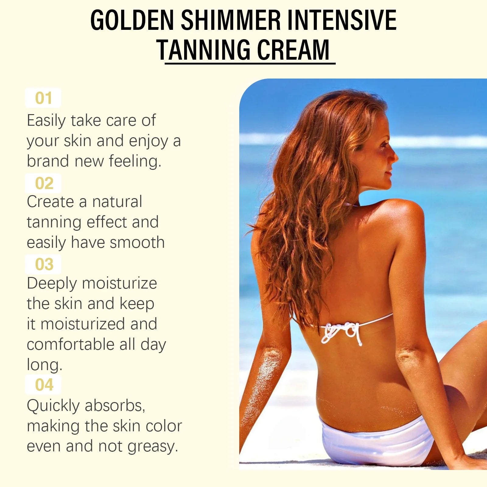 Tanning Accelerator Gel – Self-Tanner & Bronzer Cream 114g Peaceful Pleasures Health and Wellness