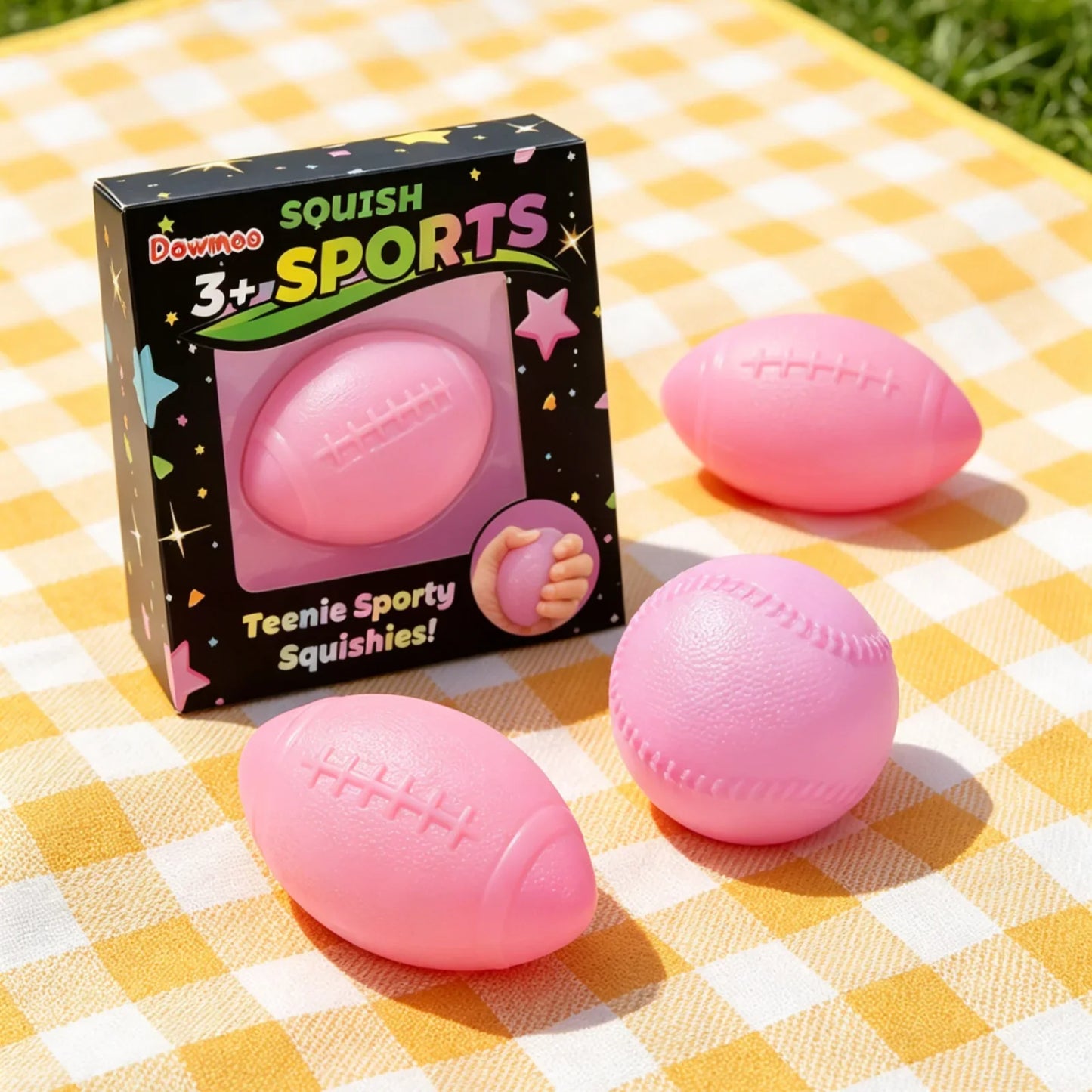 Sport Squishy Stress Ball – Football, Basketball & Rugby