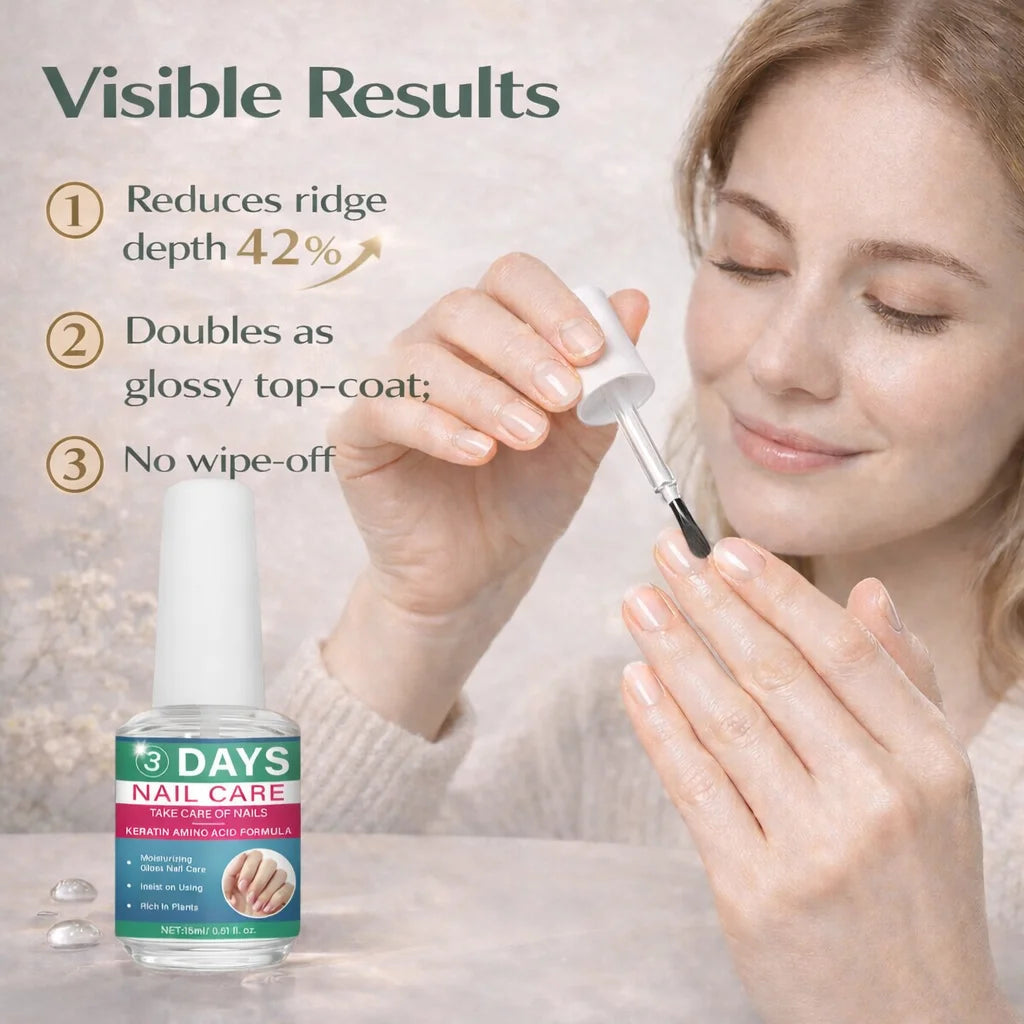 3 Days Nail Care Oil – Keratin Amino Acid Strengthener 15ml