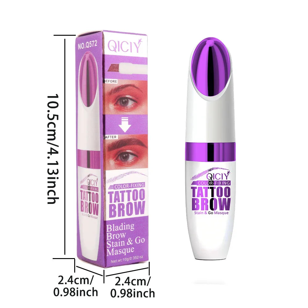 Waterproof Tear-Off Eyebrow Adhesive – Long-Lasting Color