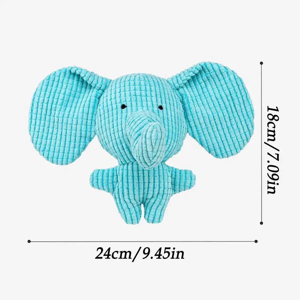 Squeaky Plush Dog Toy – Interactive Puppy Chew Doll