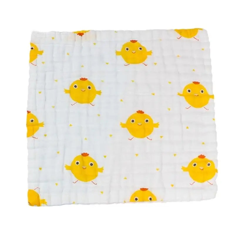 Soft 6-Layer Cotton Baby Bib & Face Towel | Quick Absorbent