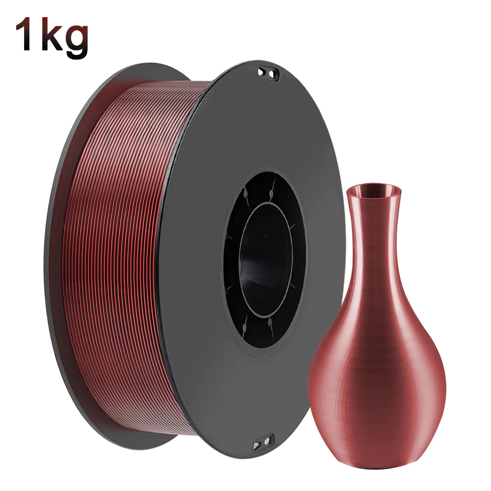 Silk Dual Color PLA Filament 1.75mm – Chrome Coextrusion DINGSUN 3D
