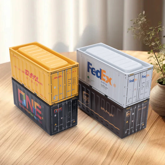 Mini Iron Storage Box Creative Decoration Collect Small Item Peaceful Pleasures Health and Wellness 4pcs K