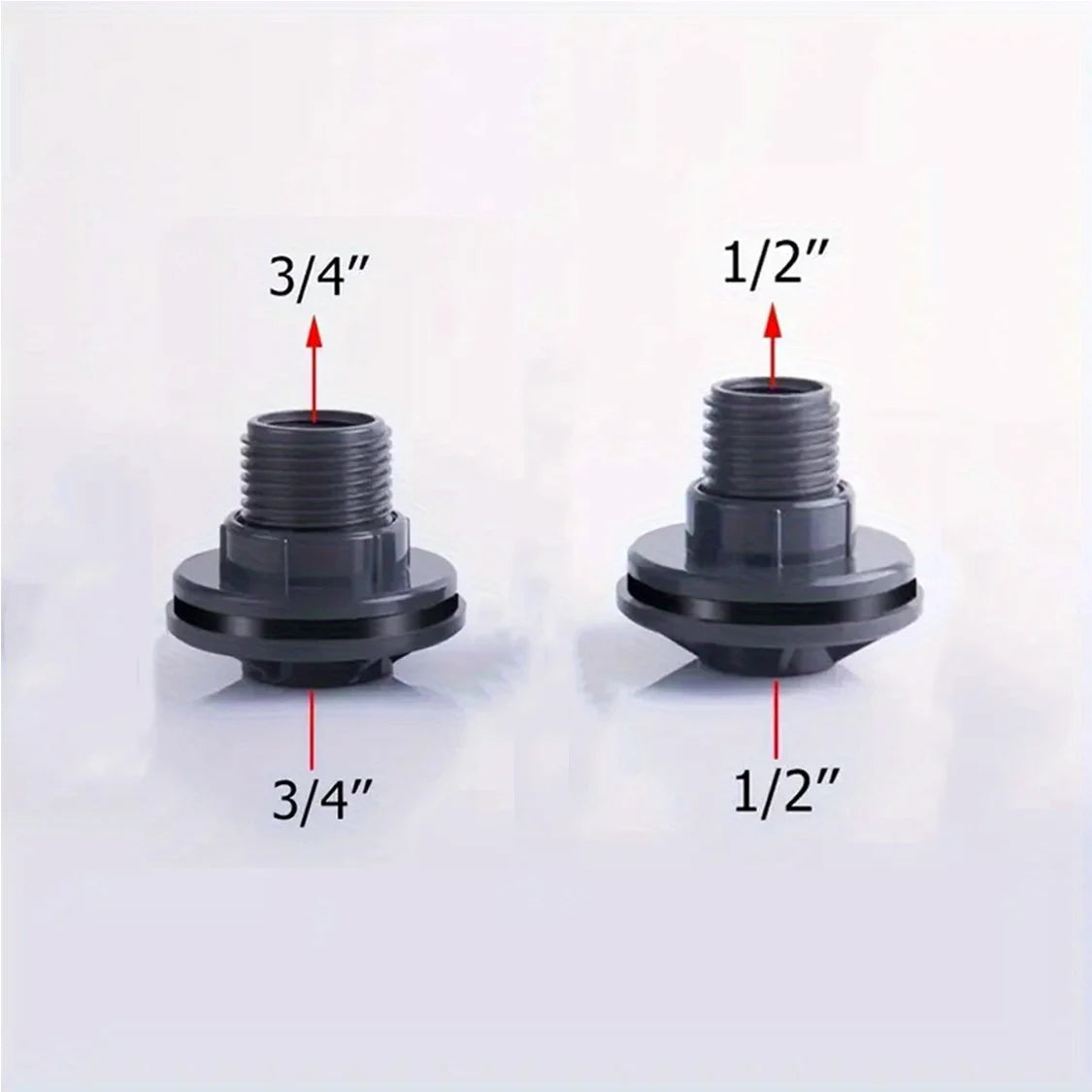 Heavy-duty PVC Water Tank Adapter 3 4 1 2 Internal External Threads