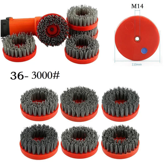 Circular Antique Abrasive Brush Stone Granite Polishing Cleaning M14 Peaceful Pleasures Health and Wellness