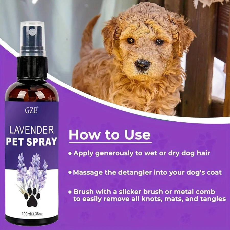 GZE Lavender Cat & Dog Repellent Spray | Natural Pet Training