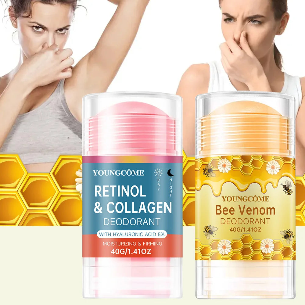 YOUNGCOME Retinol Collagen & Bee Venom Deodorant Stick Deodorant Stick Peaceful Pleasures Health and Wellness