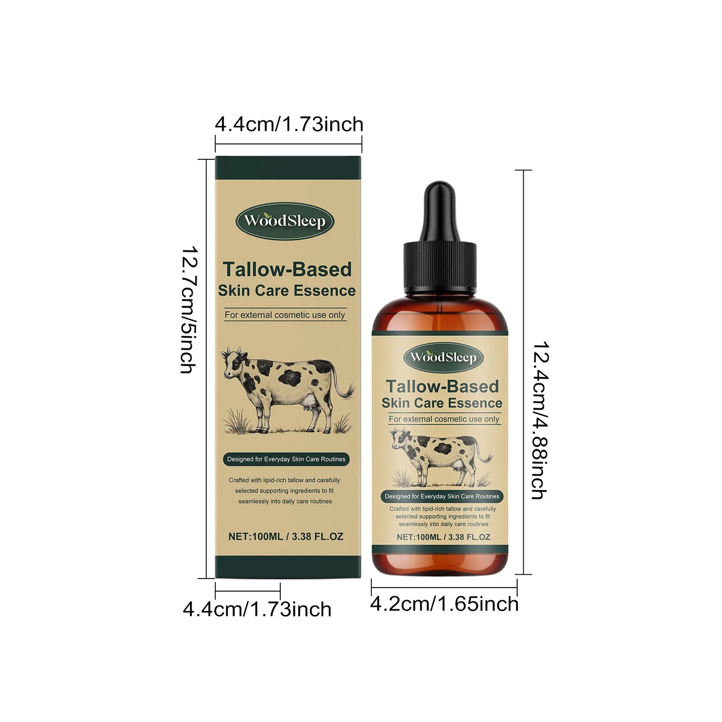 Tallow Face Serum 100ml – Moisturizing & Soothing Skin Essence