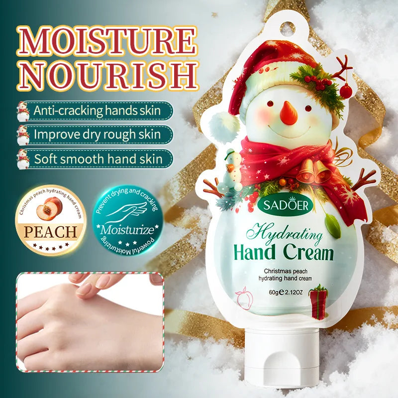 Rice Hand Cream Volumizing Rejuvenating Nourishing Moisturizing Refreshing Non-Greasy Hand Care Cream 30g Peaceful Pleasures Health and Wellness Peach