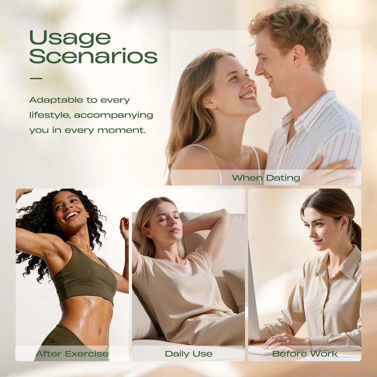48-Hour Roll-On Deodorant | Gentle Unisex Body Odor Protection