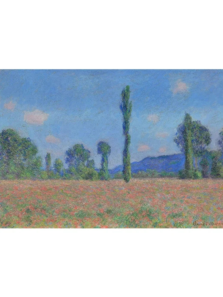 Claude Monet Canvas Wall Art – Garden & Lake Landscape Print