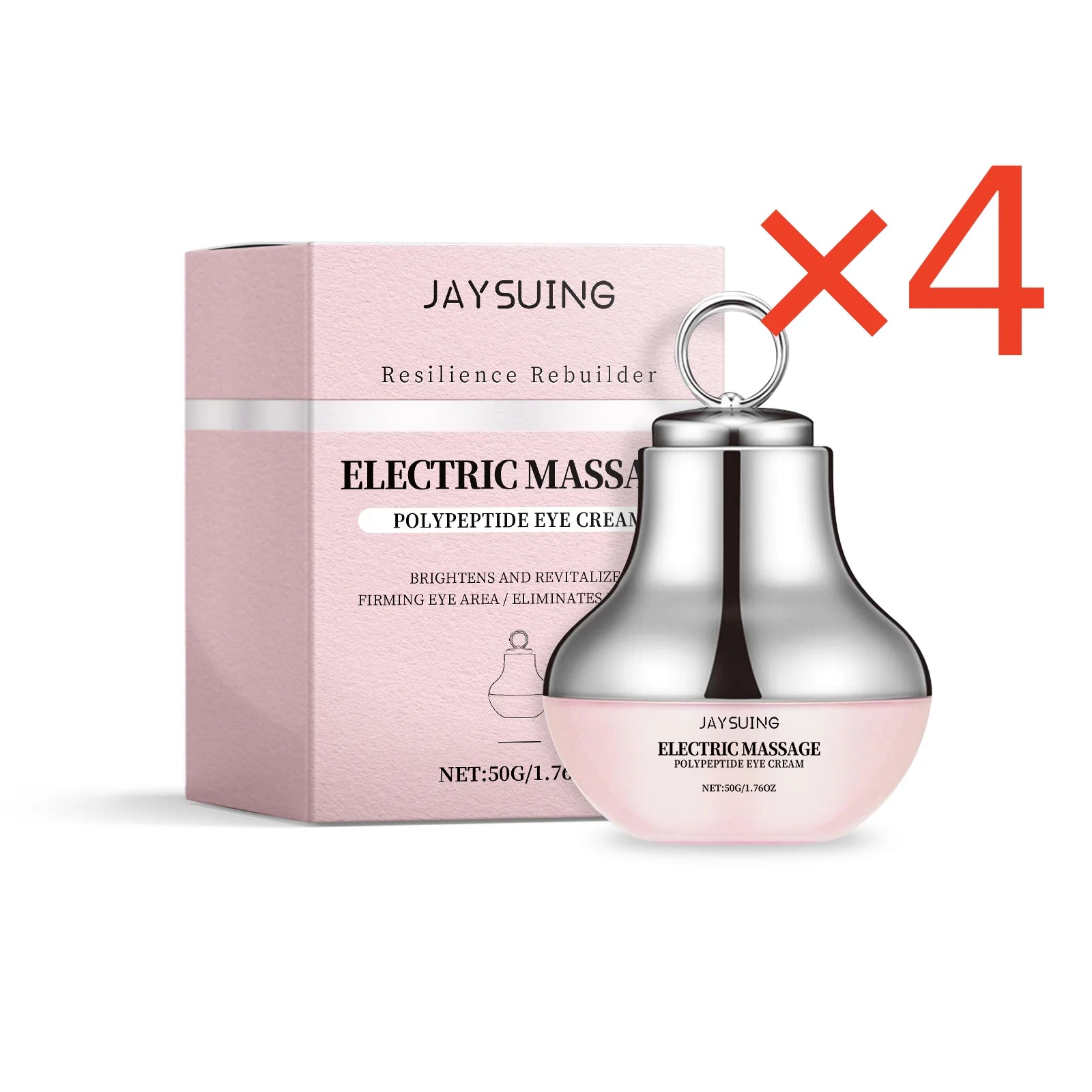 Jaysuing Electric Eye Cream Accelerate Absorption Moisturize Skin Fade Dark Circle Reduce Crow's Feet Automatic Roller Eye Serum Peaceful Pleasures Health and Wellness