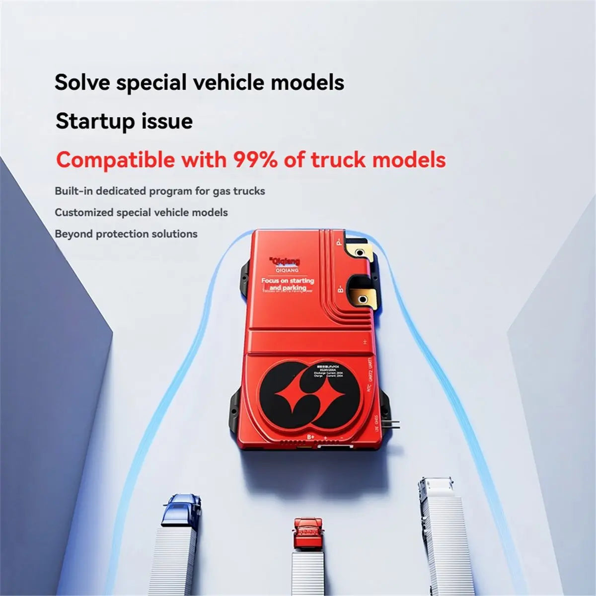 (ABDH) 24V Lithium Battery Protection Board 8S 200A BMS Built-in 4G GPS Heating BMS for Truck Strong Start Air Conditioning Peaceful Pleasures Health and Wellness