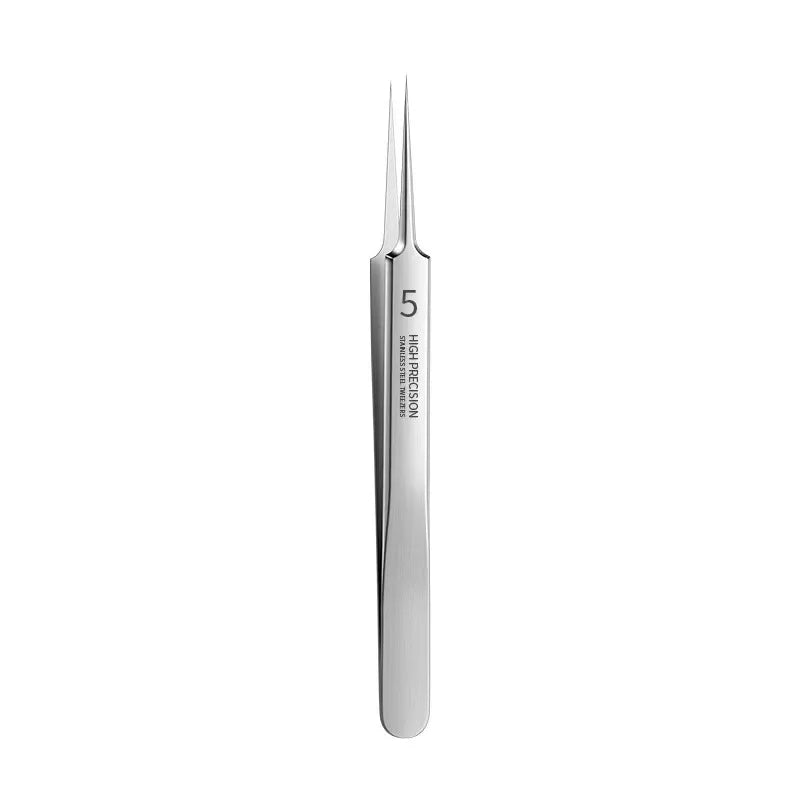 German Ultra-fine No. 5 Cell Pimples Blackhead Clip Tweezers Beauty Salon Scraping Closing Special Artifact Acne Needle Tools Peaceful Pleasures Health and Wellness No.55 A
