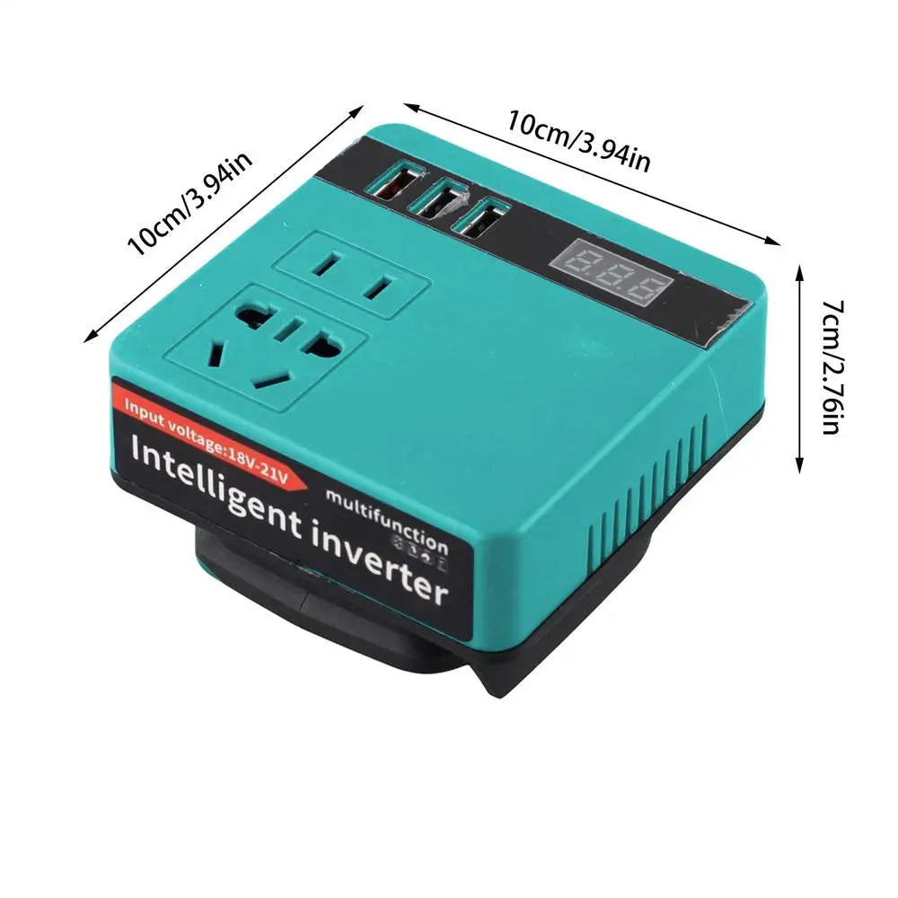 120W 300W Lithium Battery Power Inverter | Smart 110V–220V