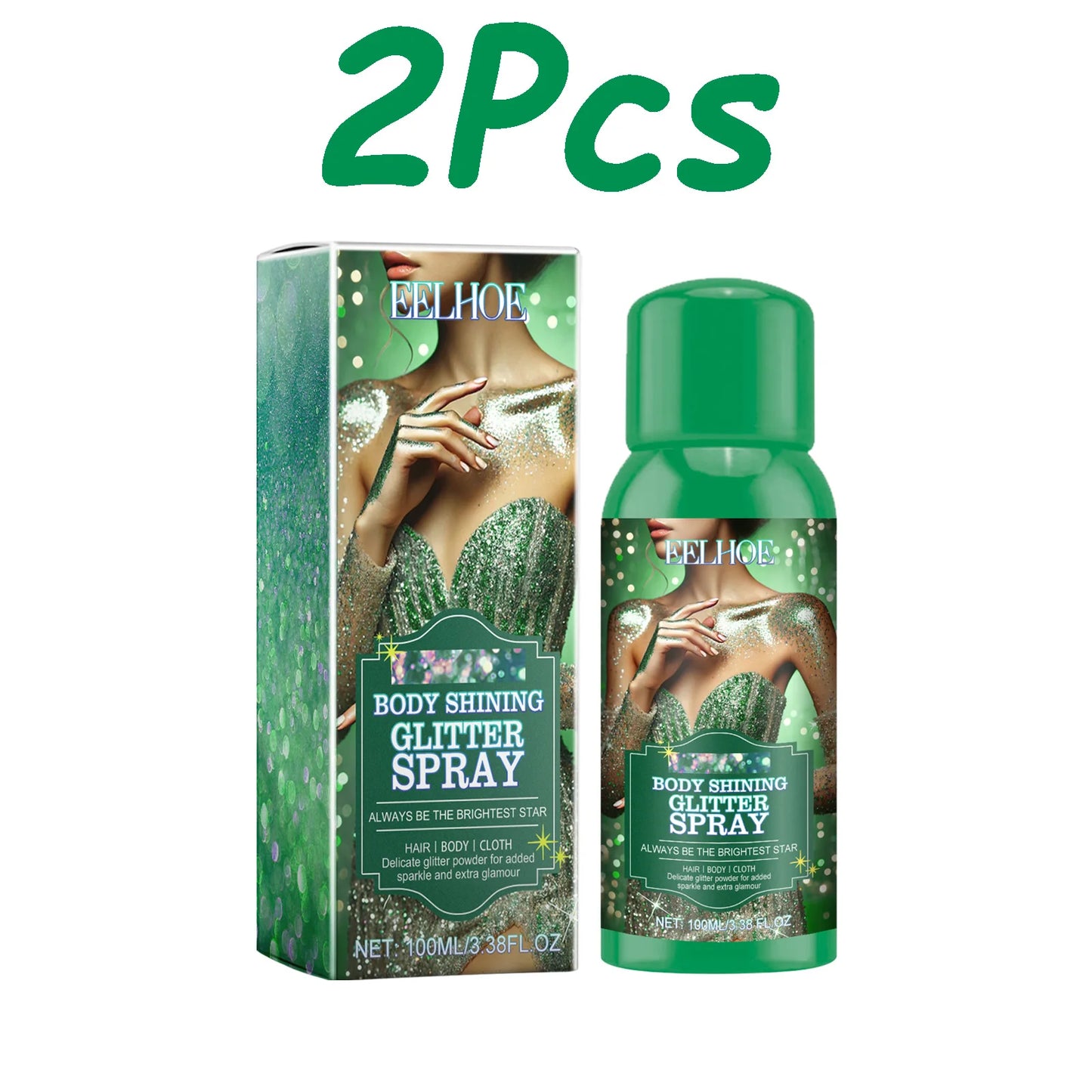 Glitter Highlighter Spray – Hair, Body & Clothes | 100ml