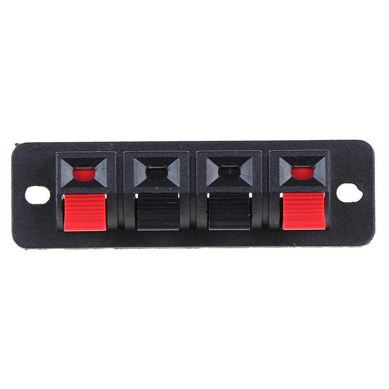 2Pcs Terminal Audio Speaker Terminals Wiring Clip 4 Positions Spring Connector For Voice Box Loudspeaker Connector Clamps Peaceful Pleasures Health and Wellness