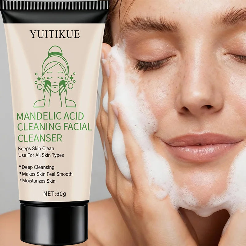 Mandelic Acid Facial Cleanser 60g | Deep Clean & Oil Control Facial Cleanser Peaceful Pleasures Health and Wellness Default Title
