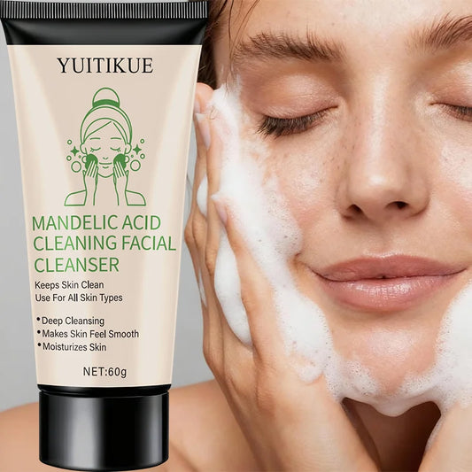 Mandelic Acid Facial Cleanser 60g | Deep Clean & Oil Control Facial Cleanser Peaceful Pleasures Health and Wellness Default Title