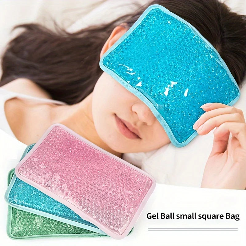 Hot & Cold Gel Ice Pack with Strap – Reusable Compress Pillow