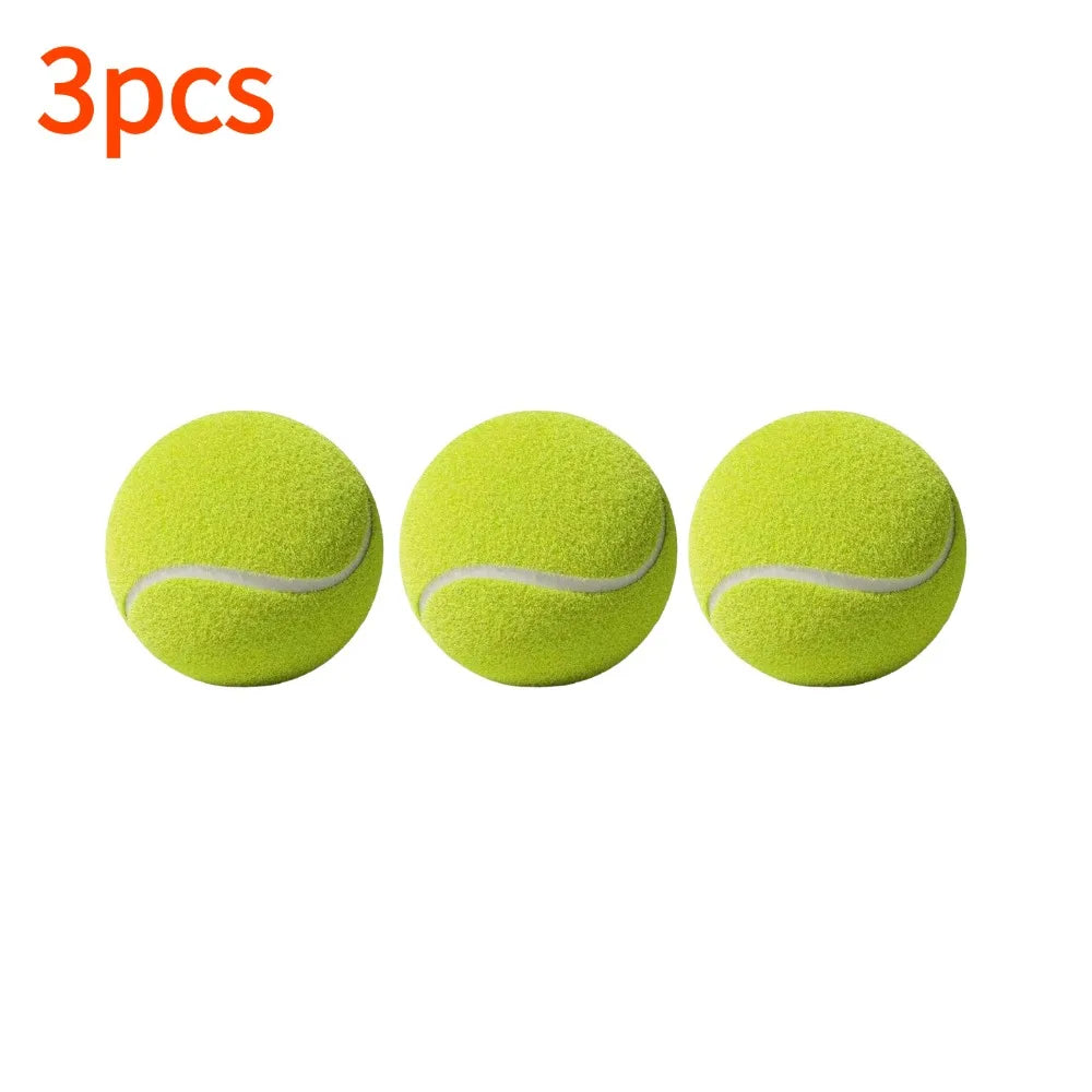 High Elasticity Training Tennis Balls – Durable Rubber & Felt Peaceful Pleasures Health and Wellness 3pcs
