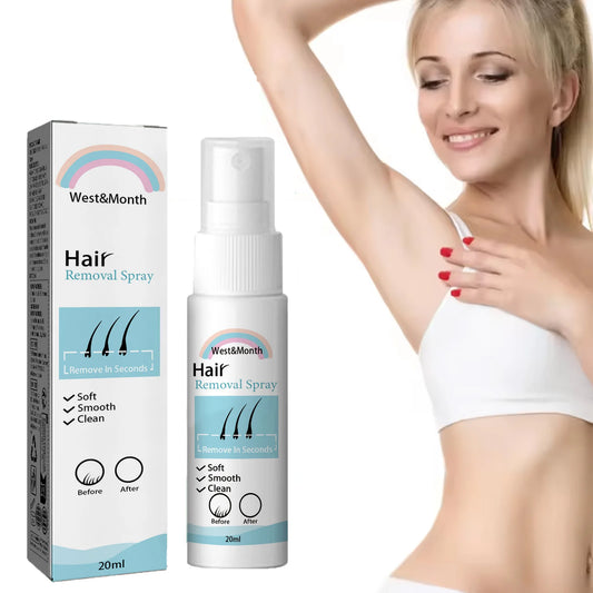Natural Painless Hair Removal Spray – Body & Armpit Depilatory Peaceful Pleasures Health and Wellness