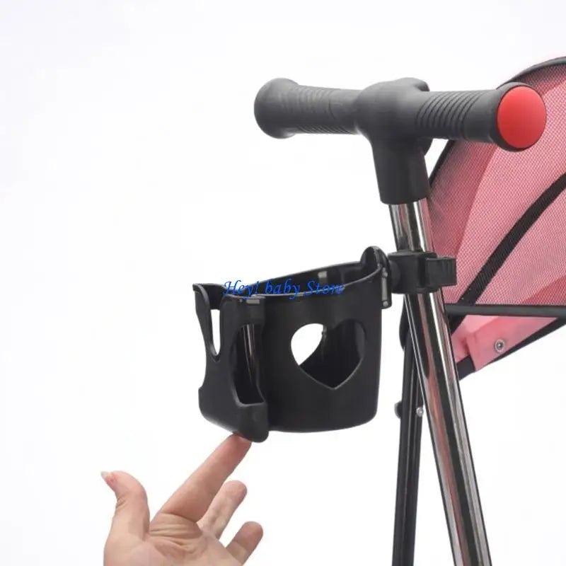 2-in-1 Stroller Cup Holder & Phone Mount | 360° Rotate