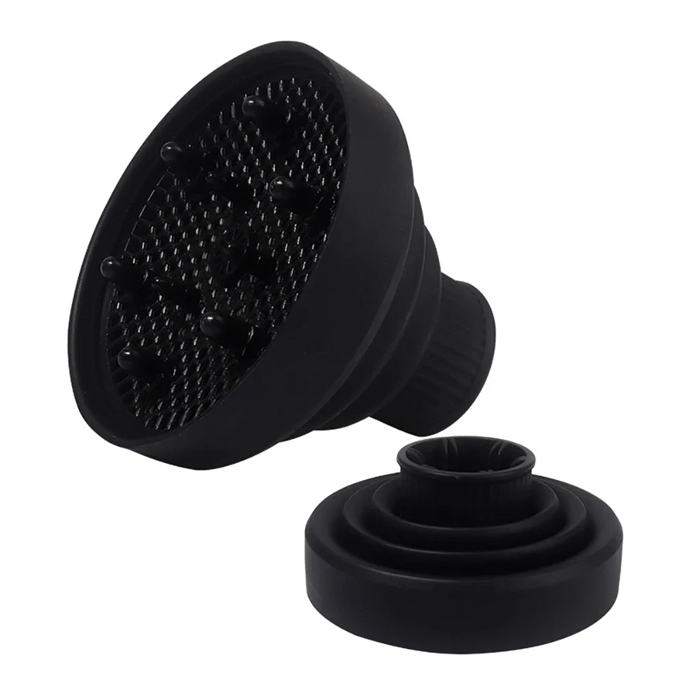 Silicone Hair Dryer Hood Diffuser – Universal Fit Attachment