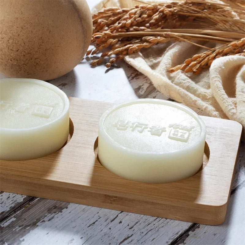 Goat Milk & Silk Protein Handmade Soap + Foam Net – 100g
