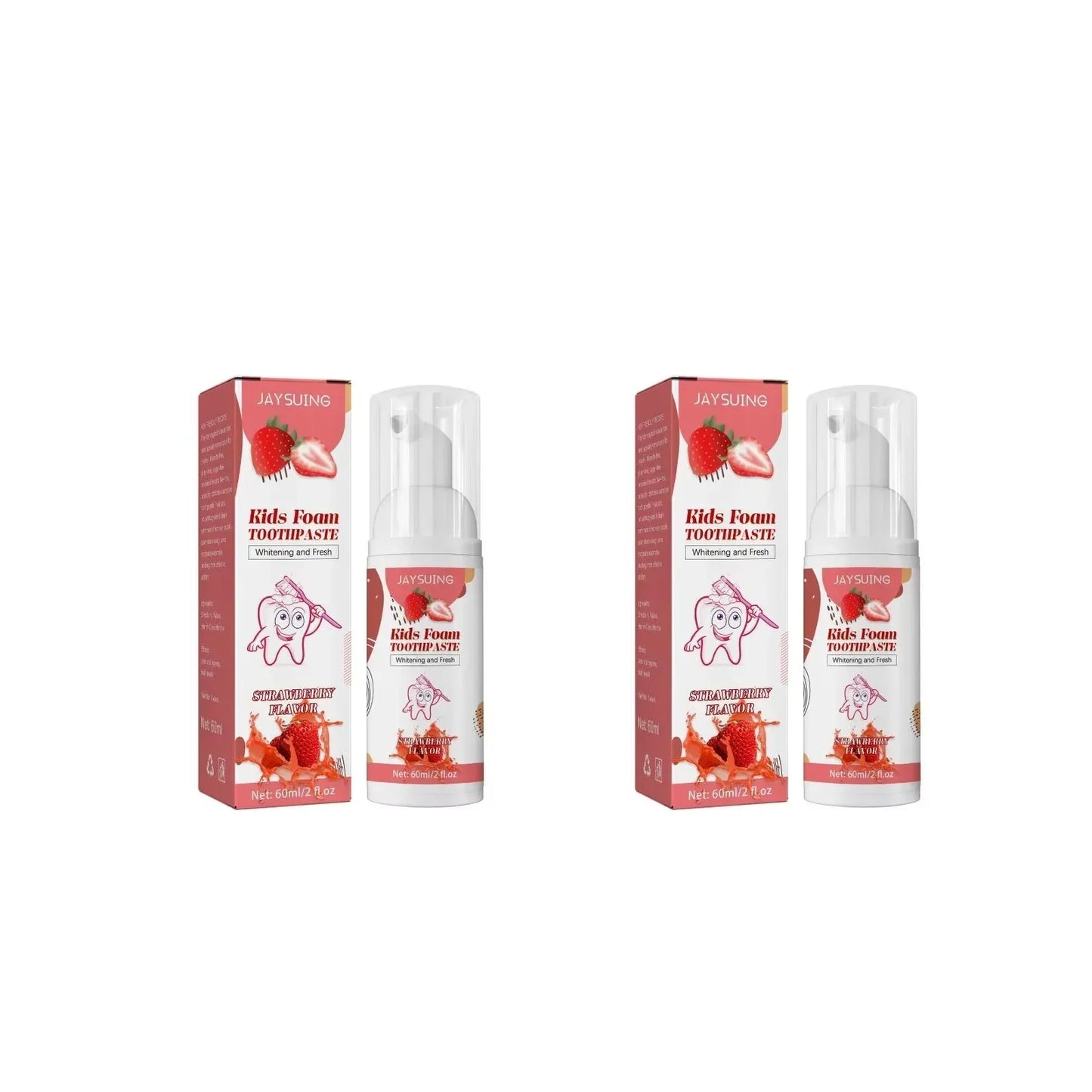 Kids Foam Toothpaste – Whitening, Stain Removal & Gum Care