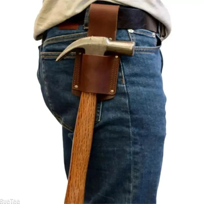 Leather Tool Holster Belt Clip for Hammer Pliers Axe Wrench