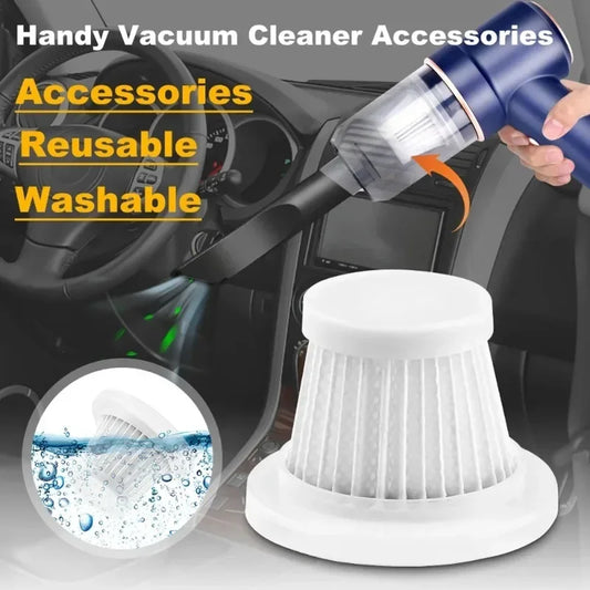 5-Pack Washable HEPA Filters for Cordless Handheld Vacuum Vacuum Filter Pack Peaceful Pleasures Health and Wellness