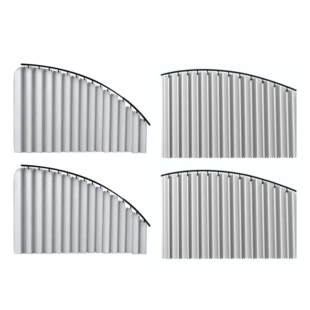 Car Window Sun Shade - Automatic Telescopic Curtain Set Peaceful Pleasures Health and Wellness Gray 4Pcs