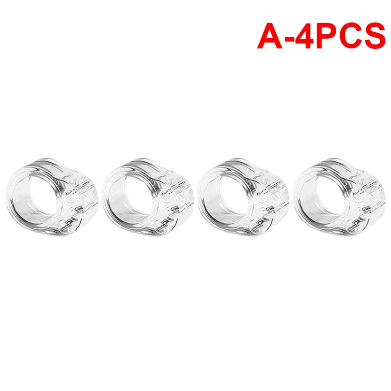 Silicone Door Handle Buffer Bumper Pads – Wall Protectors Door Handle Bumpers Peaceful Pleasures Health and Wellness A-4pcs L