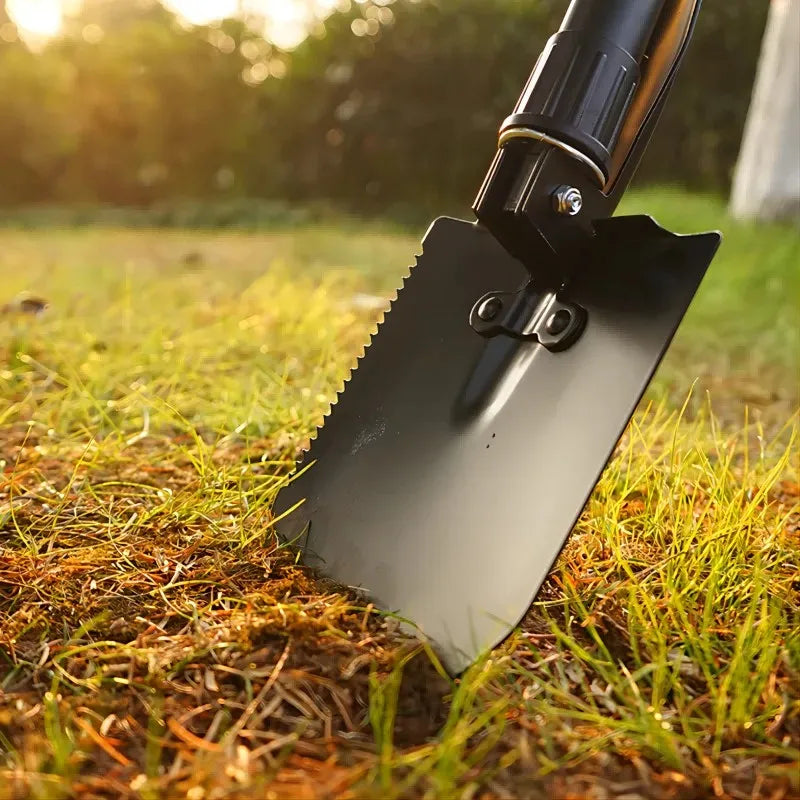 Outdoor Engineer Shovel Car Folding Shovel, Camping Shovel Fishing Emergency Survival Defense Shovels Shovels Peaceful Pleasures Health and Wellness